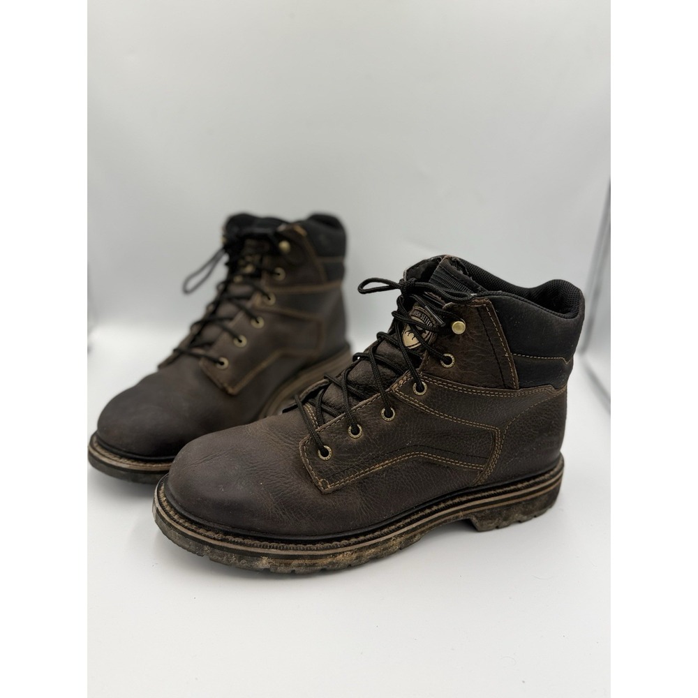 Irish Setter Kittson Leather Workboot Men's 11.5 D Brown Lace Up Soft Toe 83663